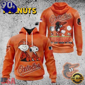 MLB Baltimore Orioles Peanuts 75th Anniversary 2026 All Over Print T Shirt 1 MLB Baltimore Orioles Peanuts 75th Anniversary TShirt, Sweatshirt, Hoodie