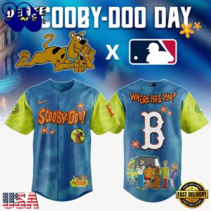 MLB Boston Red Sox x Scooby-Doo New 2026 Version Baseball Jersey