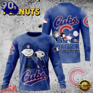 MLB Chicago Cubs Peanuts 75th Anniversary 2026 All Over Print T Shirt 2 MLB Chicago Cubs Peanuts 75th Anniversary TShirt, Sweatshirt, Hoodie