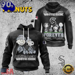MLB Chicago White Sox Peanuts 75th Anniversary 2026 All Over Print T Shirt 1 MLB Chicago White Sox Peanuts 75th Anniversary TShirt, Sweatshirt, Hoodie