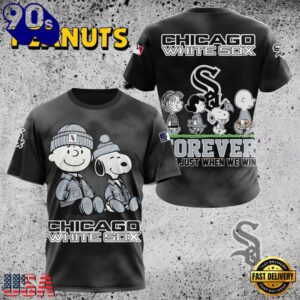 MLB Chicago White Sox Peanuts 75th Anniversary TShirt, Sweatshirt, Hoodie