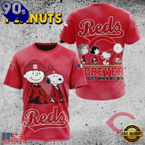 MLB Cincinnati Reds Peanuts 75th Anniversary TShirt, Sweatshirt, Hoodie