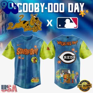 MLB Cincinnati Reds x Scooby-Doo New 2026 Version Baseball Jersey