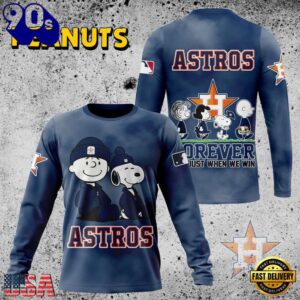 MLB Houston Astros Peanuts 75th Anniversary 2026 All Over Print T Shirt 2 MLB Houston Astros Peanuts 75th Anniversary TShirt, Sweatshirt, Hoodie