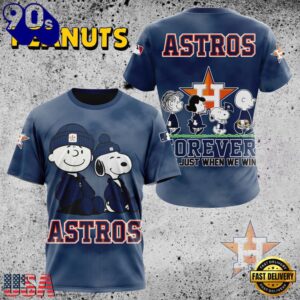 MLB Houston Astros Peanuts 75th Anniversary TShirt, Sweatshirt, Hoodie