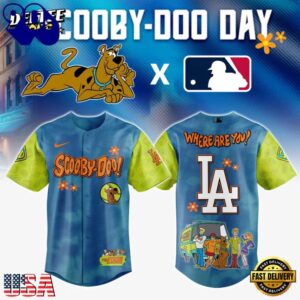 MLB Los Angeles Dodgers x Scooby-Doo New 2026 Version Baseball Jersey