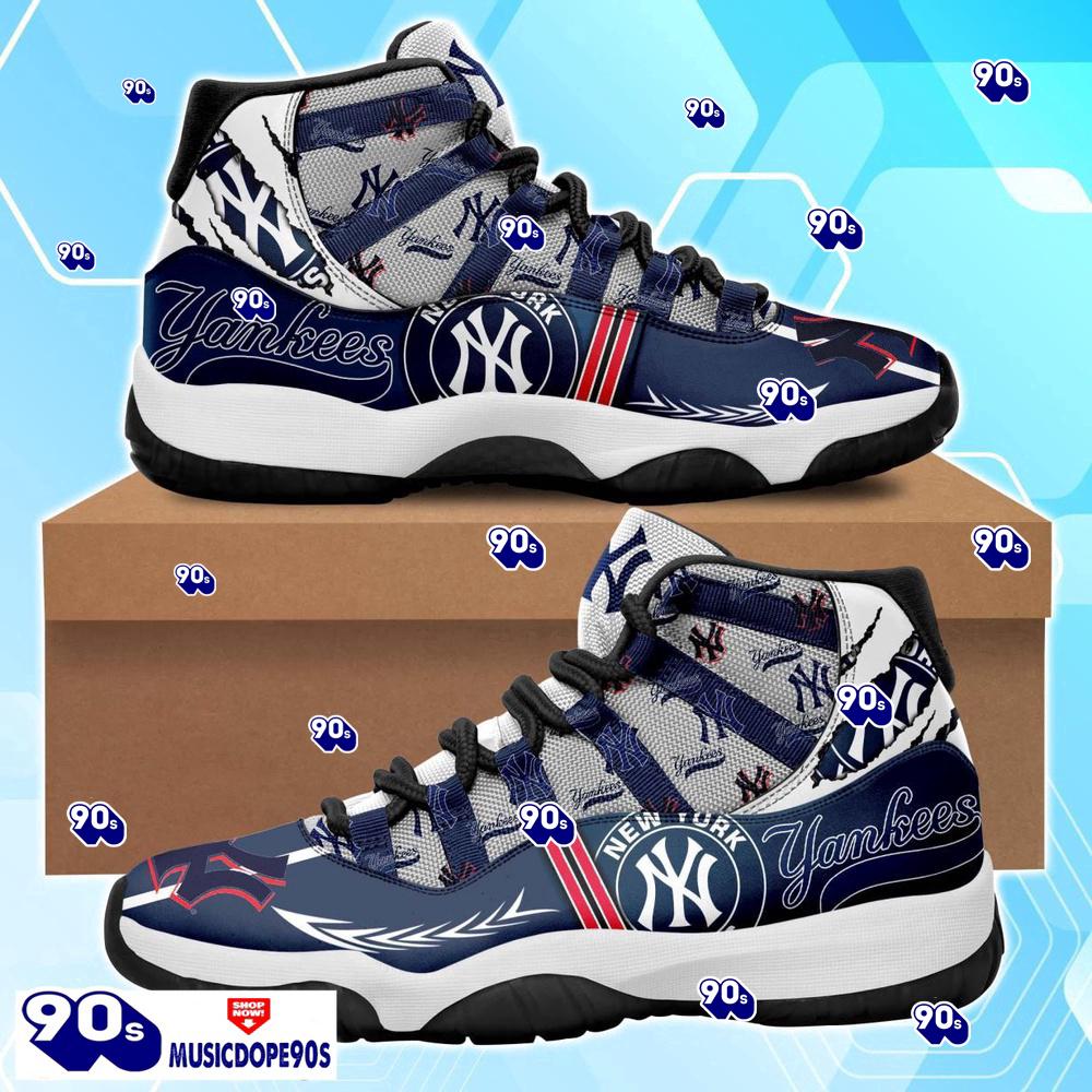 MLB New York Yankees Air Jordan 11 Shoes MLB New York Yankees Air Jordan 11 Shoes