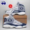 MLB New York Yankees Custom Name Air Jordan 13 Shoes Gift Xmas