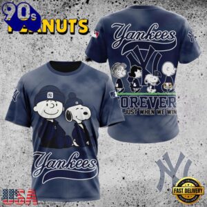 MLB New York Yankees Peanuts 75th Anniversary TShirt, Sweatshirt, Hoodie