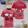 MLB Philadelphia Phillies Peanuts 75th Anniversary 2026 All Over Print  T Shirt