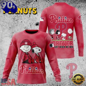 MLB Philadelphia Phillies Peanuts 75th Anniversary 2026 All Over Print T Shirt 2 MLB Philadelphia Phillies Peanuts 75th Anniversary TShirt, Sweatshirt, Hoodie