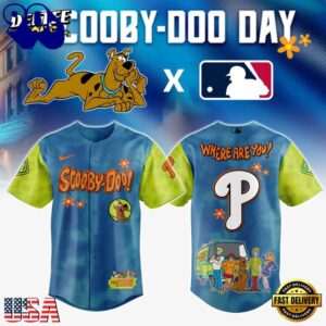 MLB Philadelphia Phillies x Scooby-Doo New 2026 Version Baseball Jersey