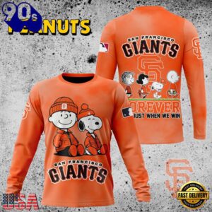 MLB San Francisco Giants Peanuts 75th Anniversary 2026 All Over Print T Shirt 2 MLB San Francisco Giants Peanuts 75th Anniversary TShirt, Sweatshirt, Hoodie