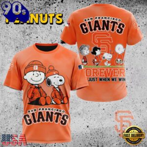 MLB San Francisco Giants Peanuts 75th Anniversary TShirt, Sweatshirt, Hoodie
