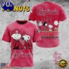 MLB St. Louis Cardinals Peanuts 75th Anniversary 2026 All Over Print  T Shirt