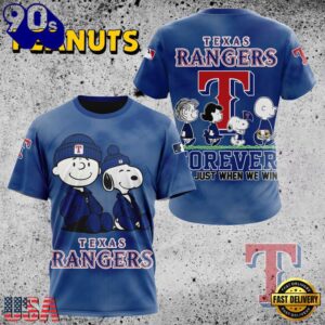 MLB Texas Rangers Peanuts 75th Anniversary TShirt, Sweatshirt, Hoodie