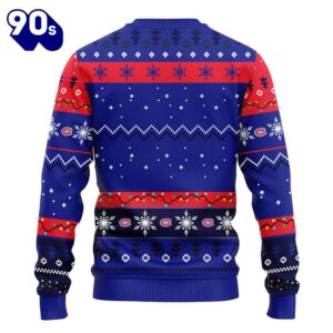 Montreal Canadians Hohoho Mickey Christmas Ugly Sweater
