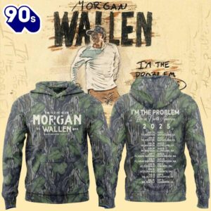 Morgan Wallen x Houston Texans Tour 2025 Camo Hoodie
