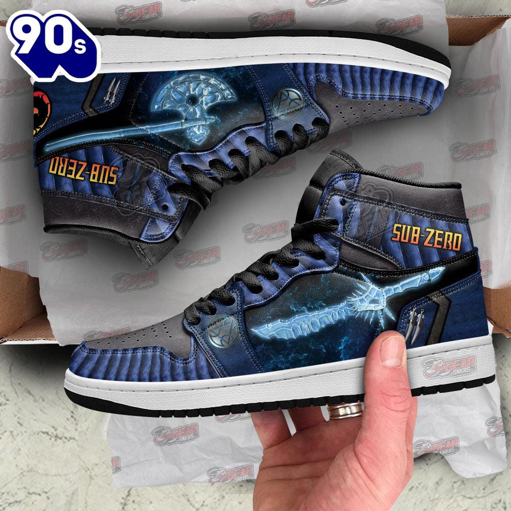 Mortal Kombat Sneakers Sub-zero Weapon Shoes Custom For Fans Mortal Kombat Sneakers Sub-zero Weapon Shoes Custom For Fans