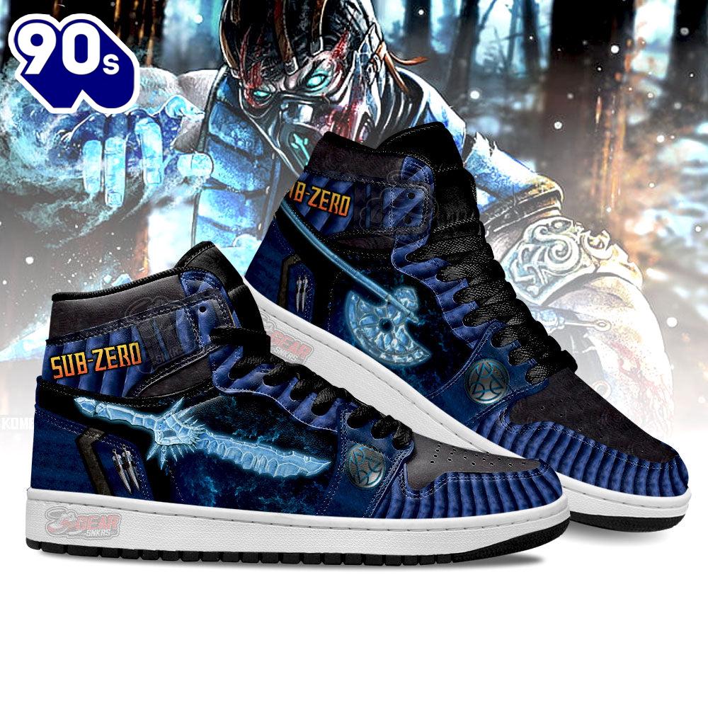 Mortal Kombat Sneakers Sub-zero Weapon Shoes Custom For Fans Mortal Kombat Sneakers Sub-zero Weapon Shoes Custom For Fans
