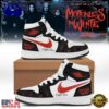 Motionless In White The Sweat And Blood Tour Signed 2026 Black Air Jordan 1 Hightop Shoes , Music Sneakers