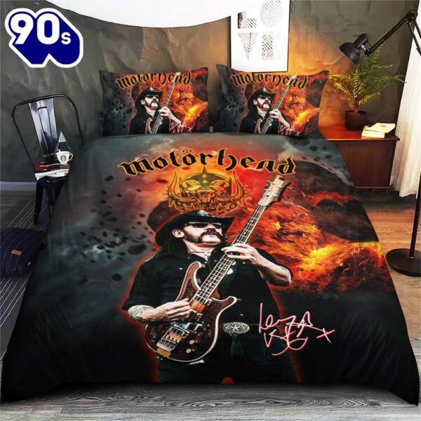 Motorhead Band x Lemmy Kilmister Bedding Set Decor Home