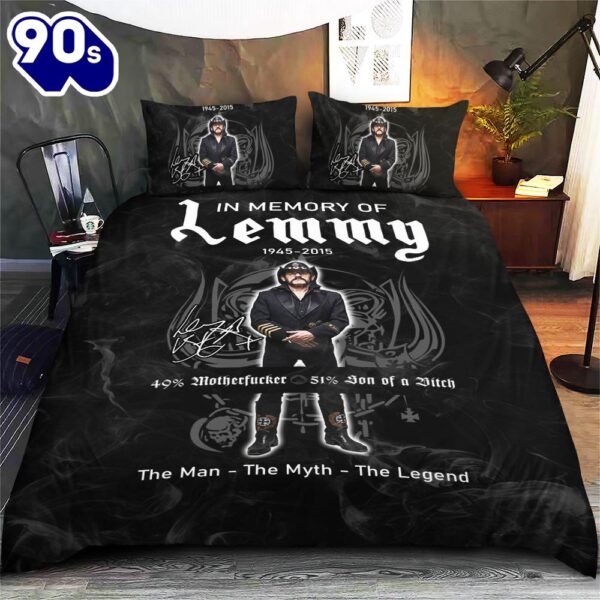 Motorhead Band x Lemmy Kilmister Christmas For Fans Bedding Set Decor Home