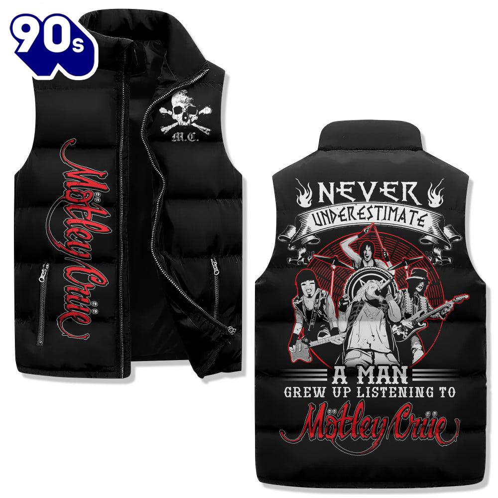 M?tley Cr?e King 2D Sleeveless Jacket - Music Sleeveless Down Jacket M?tley Cr?e King 2D Sleeveless Jacket - Music Sleeveless Down Jacket