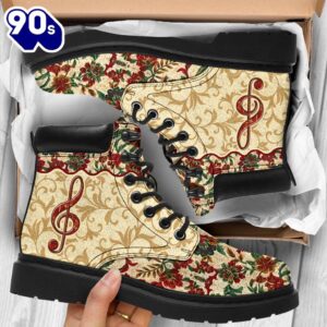 Music Flower Red Classic Vintage…