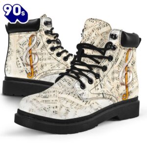 Music Note Sheet Music Asboots All Season Boots