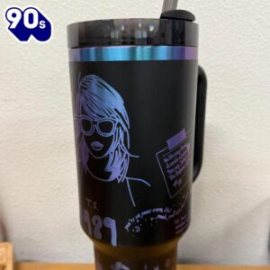 Music Themed 40oz Insulated Tumbler With Handle