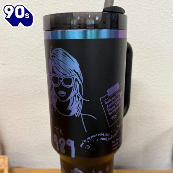 Music Themed 40oz Insulated Tumbler With Handle