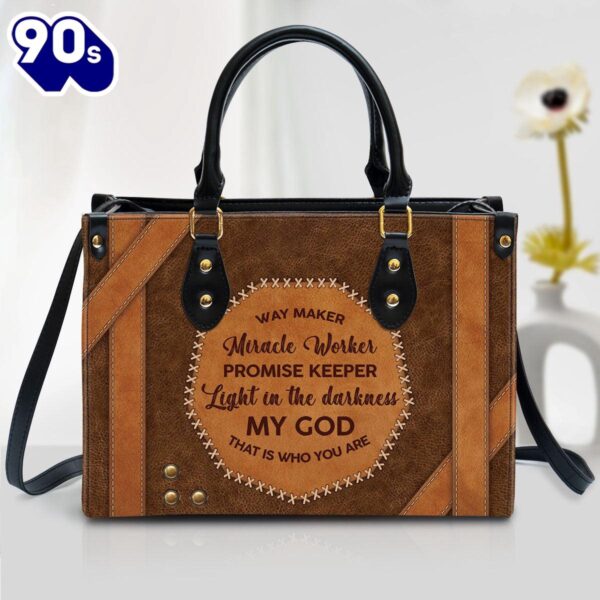 My God That Is Who You Are Christian Leather Handbag Christ Gifts Leather Bags  Gift For  Women Christmas