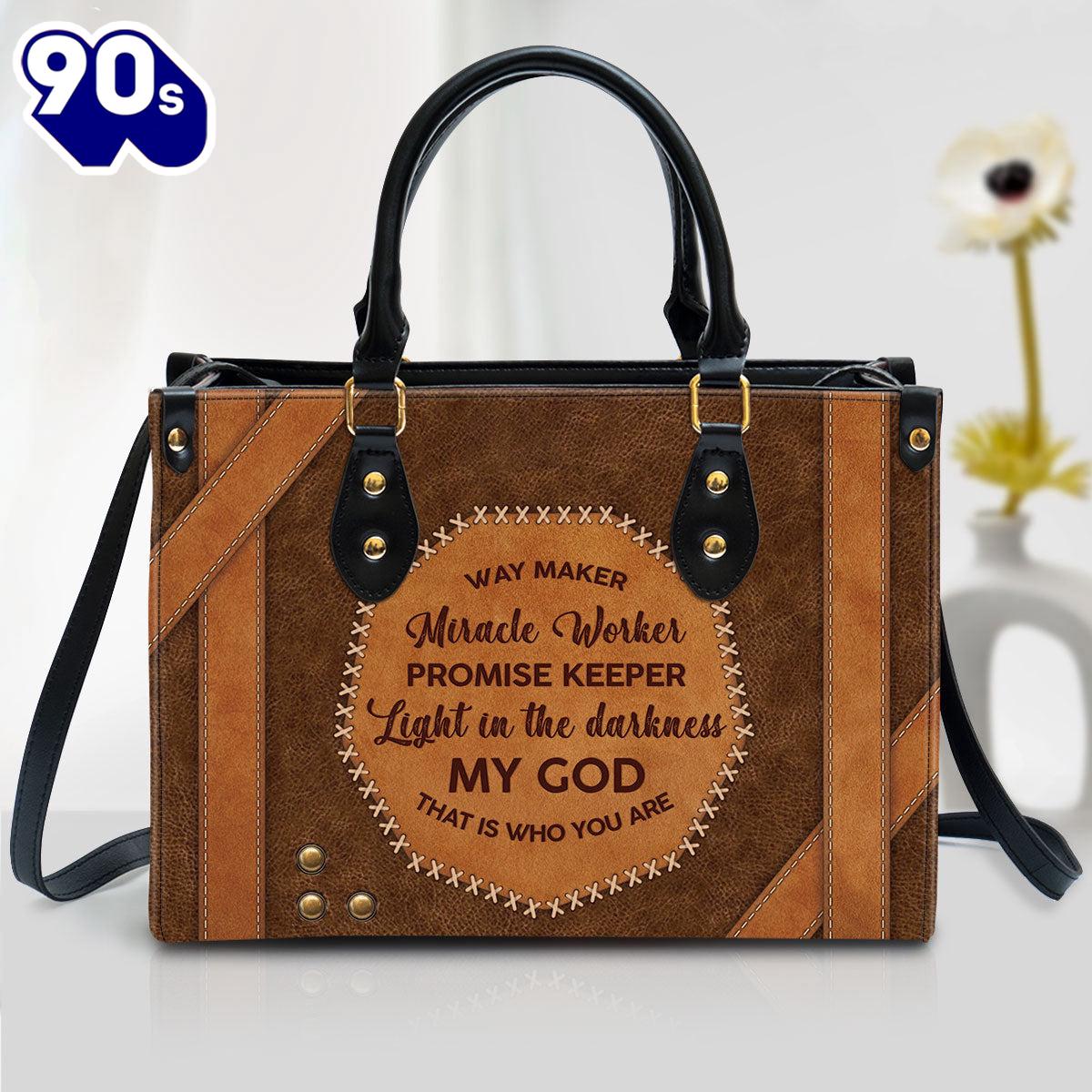 My God That Is Who You Are Christian Leather Handbag Christ Gifts Leather Bags Gift For Women Christmas My God That Is Who You Are Christian Leather Handbag Christ Gifts Leather Bags Gift For Women Christmas