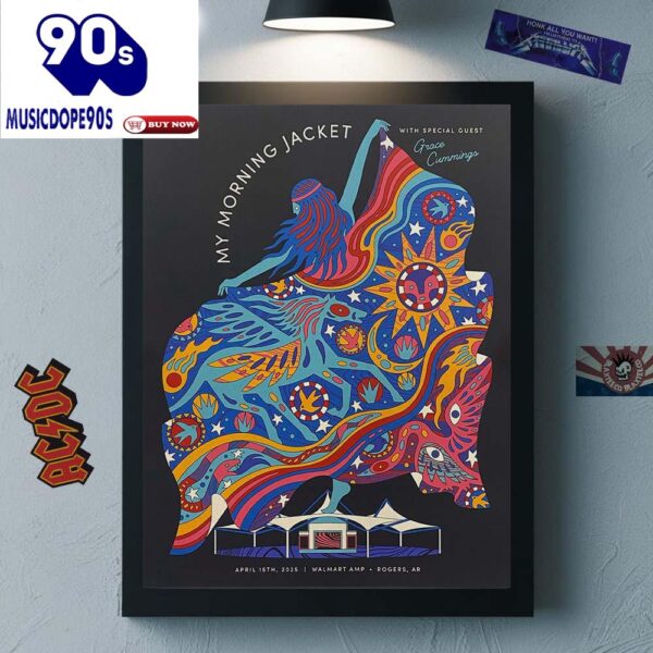 My Morning Jacket For In Rogers Arkansas At Walmart AMP On April 15th 2025 Canvas