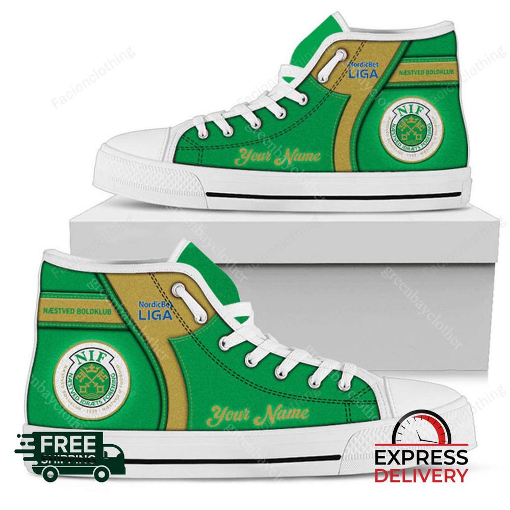 Naestved Personalized High Top Canvas Shoes Naestved Personalized High Top Canvas Shoes
