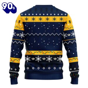 Nashville Predators Hohoho Mickey Christmas Ugly Sweater