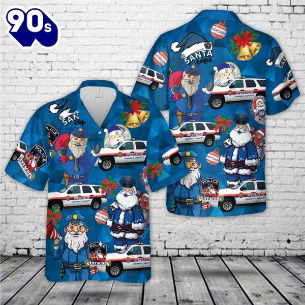 Nassau County Police Department Nassau County, New York Christmas Hawaiian Shirt