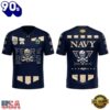 Navy Under Armour 100th Anniversary 2026 Fear The Bones Football Jersey, Viral Football Jersey