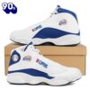 NBA Los Angeles Clippers White Blue Air Jordan 13 Shoes Gift Xmas