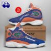 NCAA Florida Gators Custom Name Blue Orange Air Jordan 13 Shoes Gift Xmas