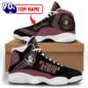 NCAA Florida State Seminoles Custom Name Garnet Black Air Jordan 13 Shoes For Men Women Gift Xmas