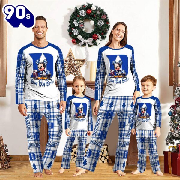 NCAA Mickey Mouse Duke Blue Devils Pajamas Personalized Your Name Mickey  Pajama Set