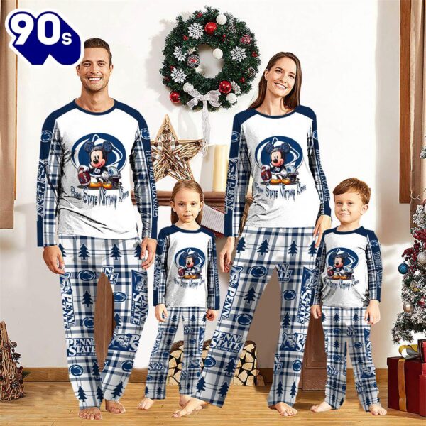 NCAA Mickey Mouse Penn State Nittany Lions Pajamas Personalized Your Name Mickey  Pajama Set