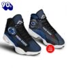 NCAA Penn State Nittany Lions Custom Name Blue Black Air Jordan 13 Shoes For Men Women Gift Xmas