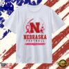 Nebraska Cornhuskers Football Fight Together Breast Cancer Awareness T Shirt, Viral 2D Graphic Tee