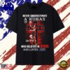 Never Underestimate A Woman Who Believes In Jesus And Loves Indiana Fever T Shirt , Trend Design Shirt