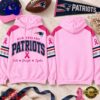 New England Patriots 2026 NFL Breast Cancer Awareness Game Day Hoodie Shirt, NFL Trending Shirt