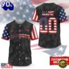 New England Patriots NFL American Pride Custom Baseball Jersey Shirt , Trending NFL Jersey