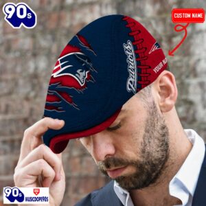New England Patriots NFL Basic Design Personalized Jeff Cap